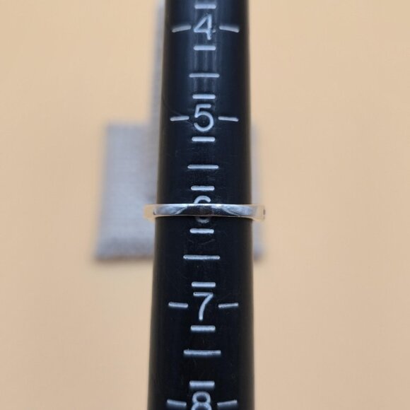 Size 6 Sterling Silver Stunning Heart Cubic Zirconia Gem Ring A4575 - Picture 7 of 9